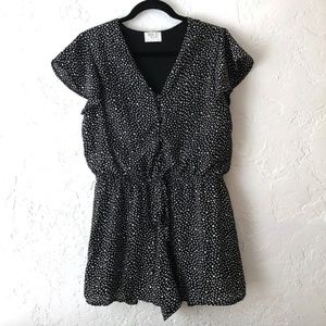 Ruffle Sleeve Romper